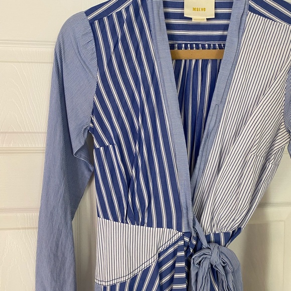 Maeve blue wrap dress - Picture 2 of 5